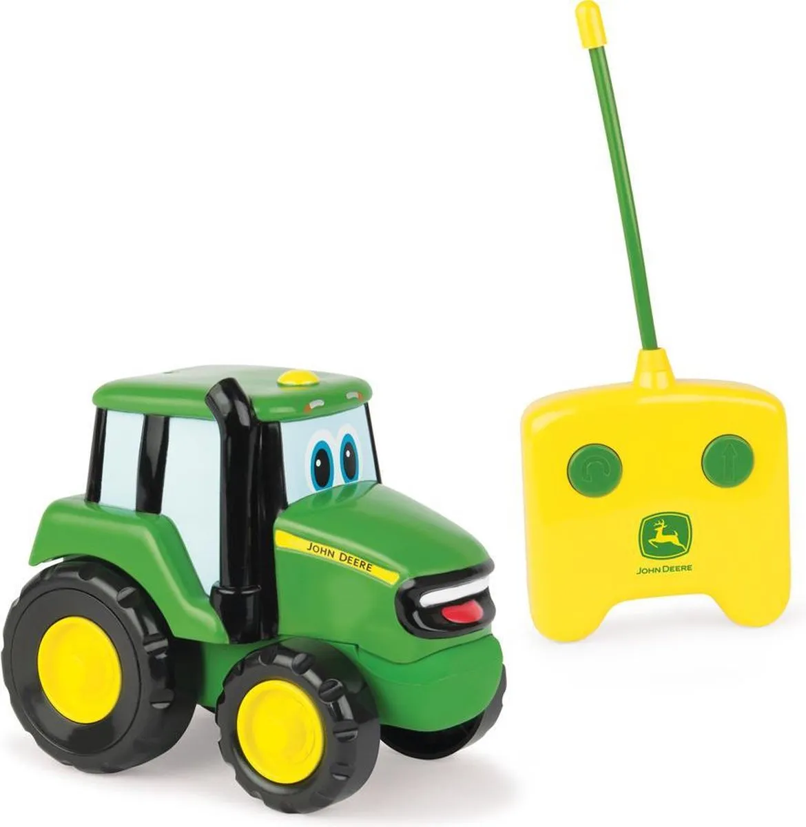 Tomy Johnny Tractor John Deere RC Voertuig B42946 - Groen/Geel