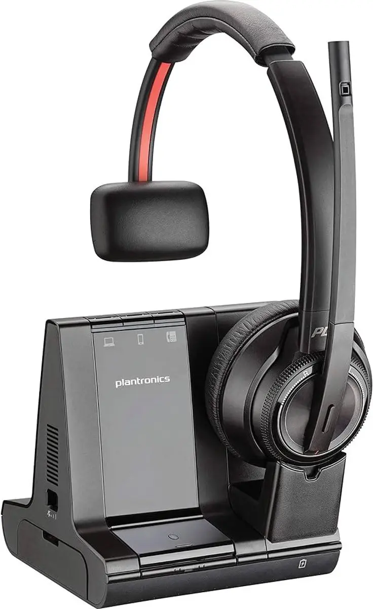 Plantronics Savi W8210/A UC Headset - Zwart - afbeelding 2 van 3