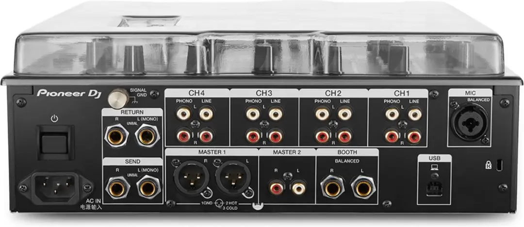 Decksaver Pioneer DJM-750 MKII Cover - Transparant - afbeelding 4 van 5