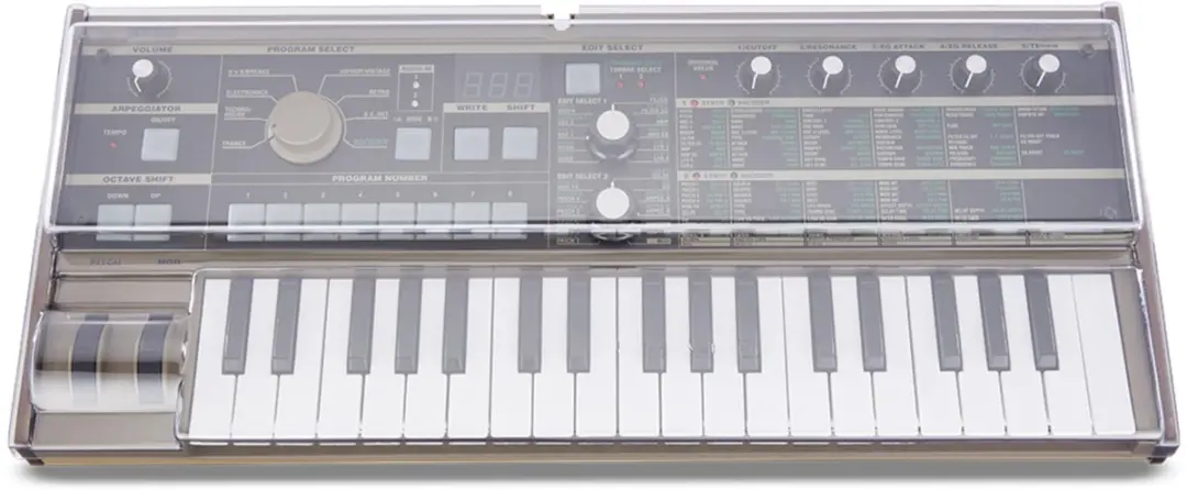 Decksaver Korg MicroKorg Cover - Transparant - afbeelding 2 van 5