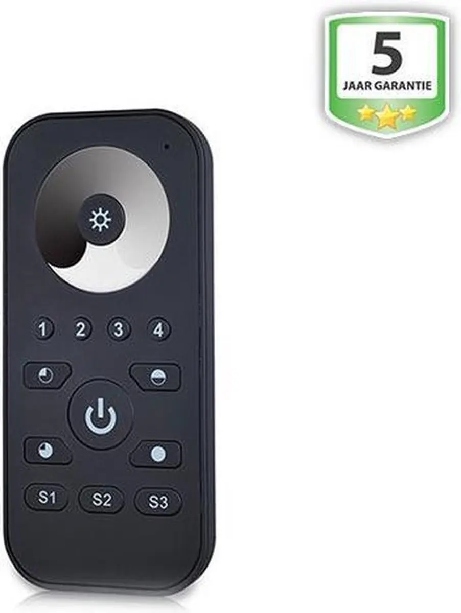 Groenovatie LED Touch RF Afstandsbediening 4 Zones - Zwart - afbeelding 4 van 4