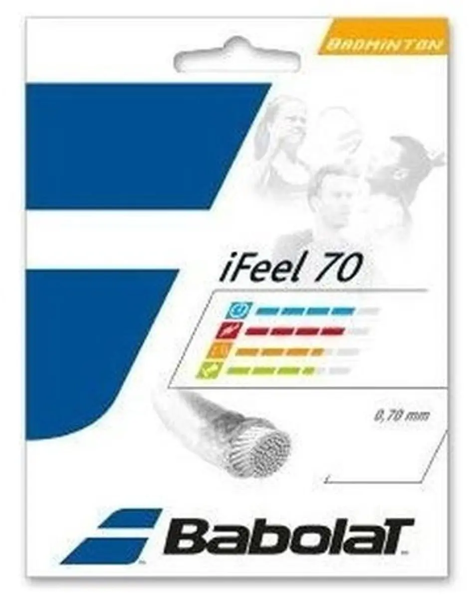 Babolat iFeel 70 Badminton Snaar 10,2m Wit