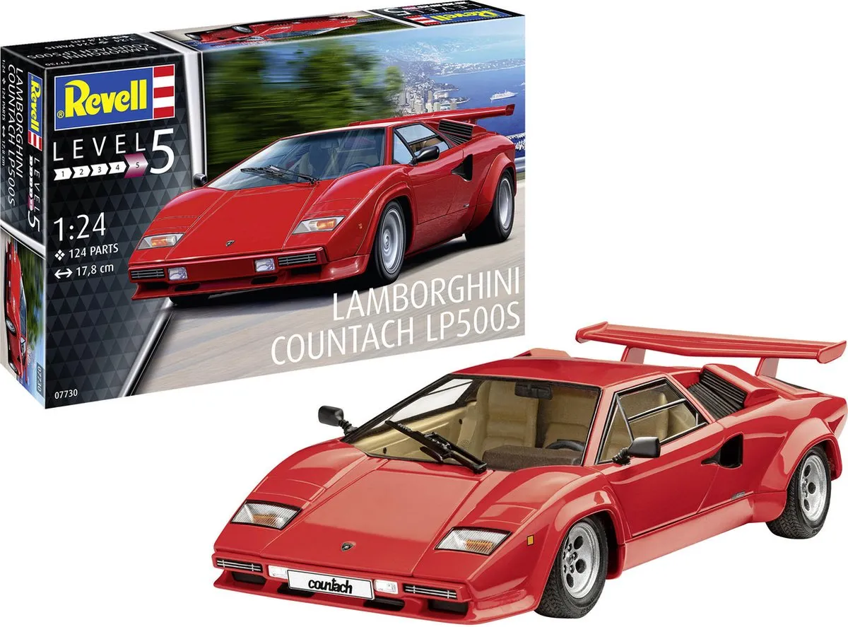 Revell 07730 Lamborghini Countach LP500S Modelbouwpakket