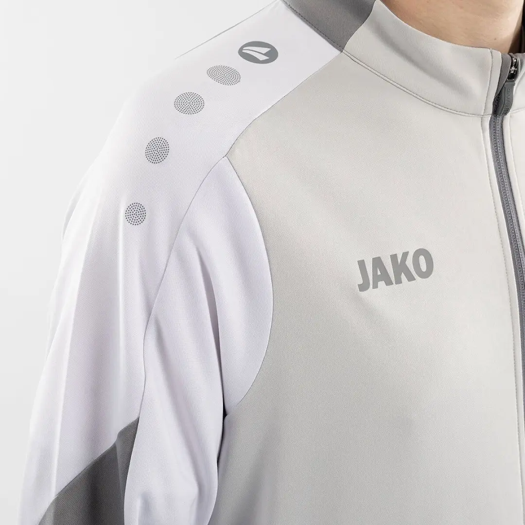 JAKO Dynamic Polyesterpak Heren - Trainingspak 4XL - Grijs/Wit - afbeelding 4 van 6