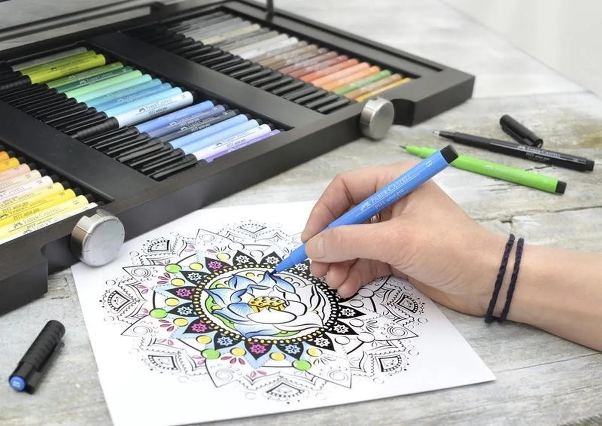 Faber-Castell brushpen - tekenstift - Pitt Artist Pen - Big Brush - 199 zwart - FC-167699