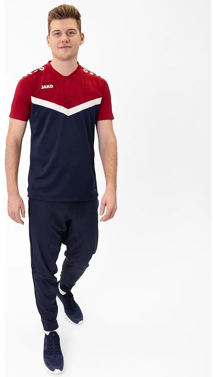 JAKO Iconic Polo Heren M - Marine