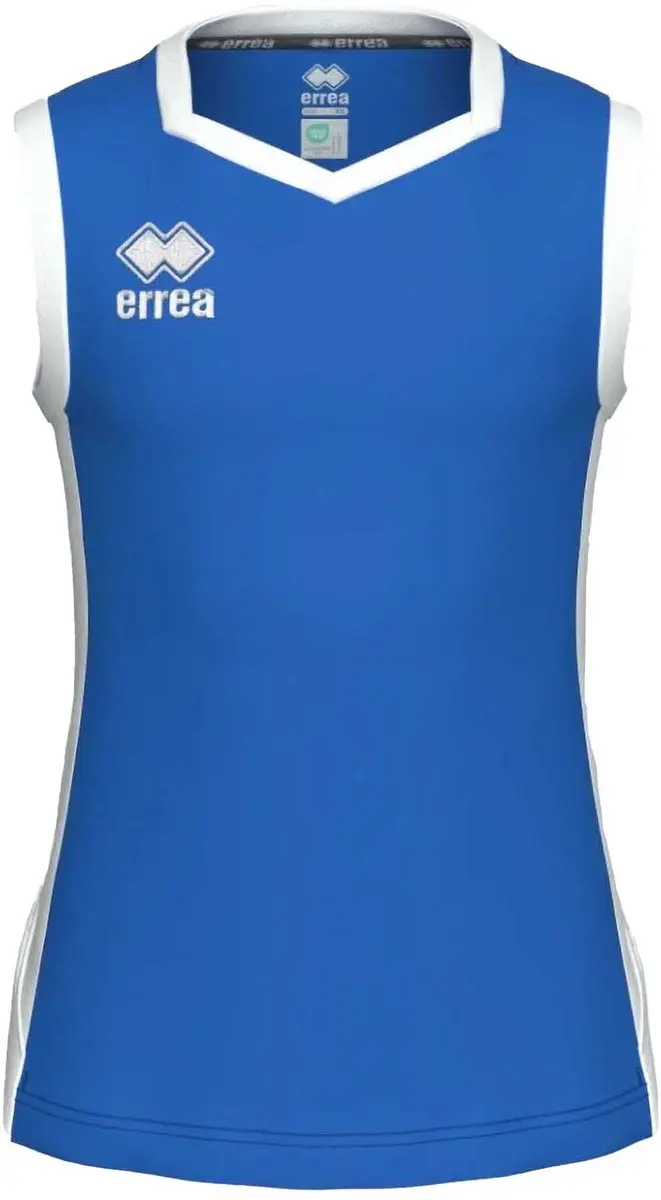 Errea Becky Tanktop Jr - Lichtblauw/Wit - XXS - afbeelding 2 van 2
