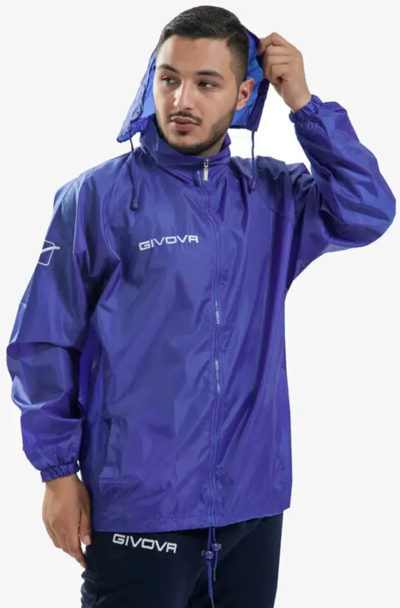 Givova Rain Basico Jas 3XL - Lichtblauw - afbeelding 2 van 3