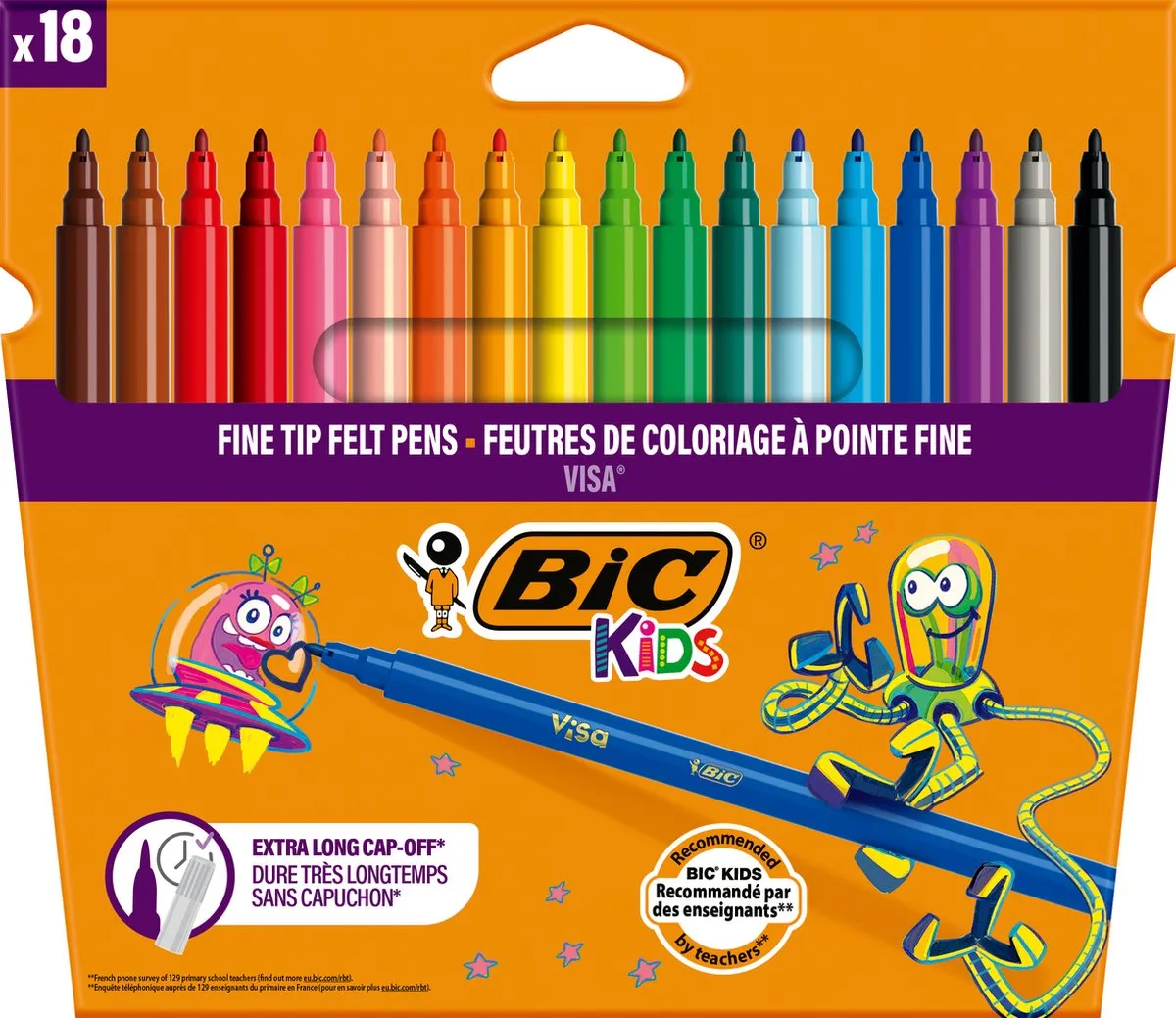Bic Kids Visa Viltstiften - 18 Stuks
