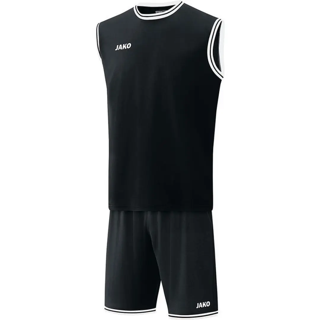JAKO Center 2.0 Basketbalshirt Heren M - Wit/Zwart - afbeelding 3 van 4
