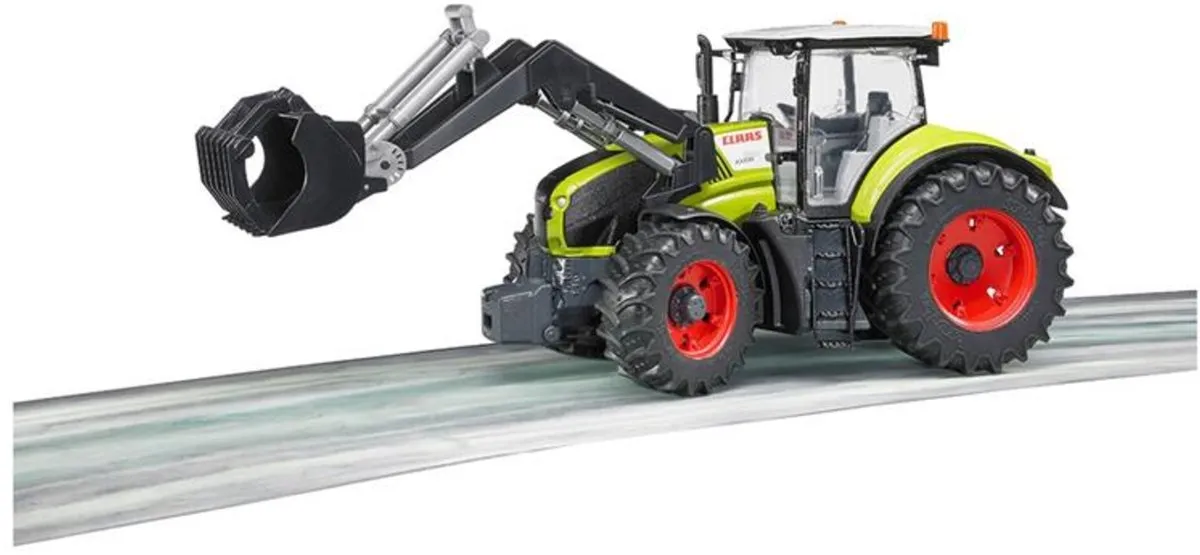 Bruder Claas Axion 950 met Voorlader - Zwart/Rood