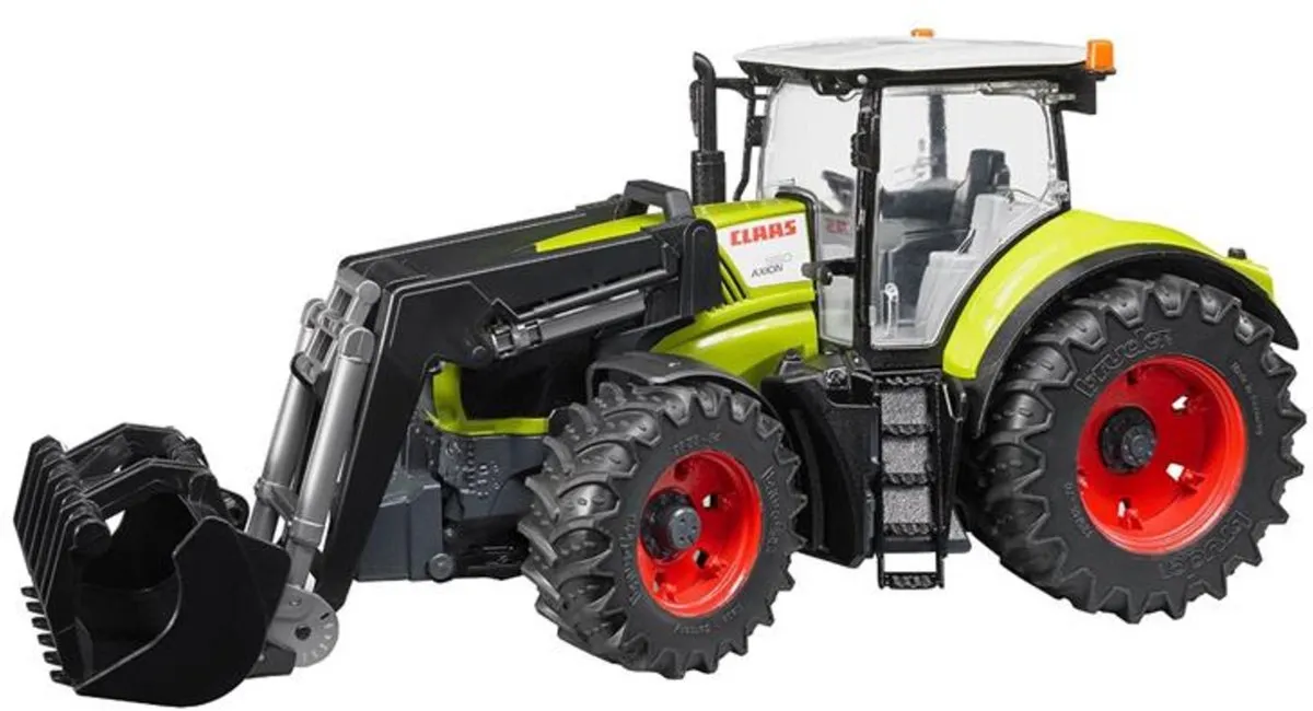 Bruder Claas Axion 950 met Voorlader - Zwart/Rood