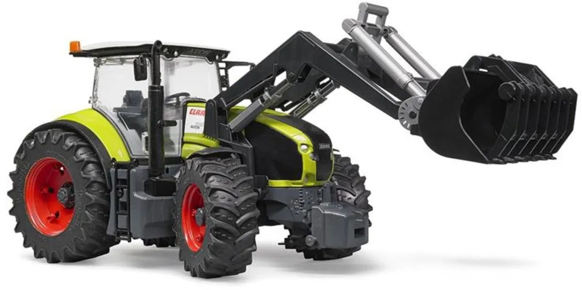 Bruder Claas Axion 950 met Voorlader - Zwart/Rood