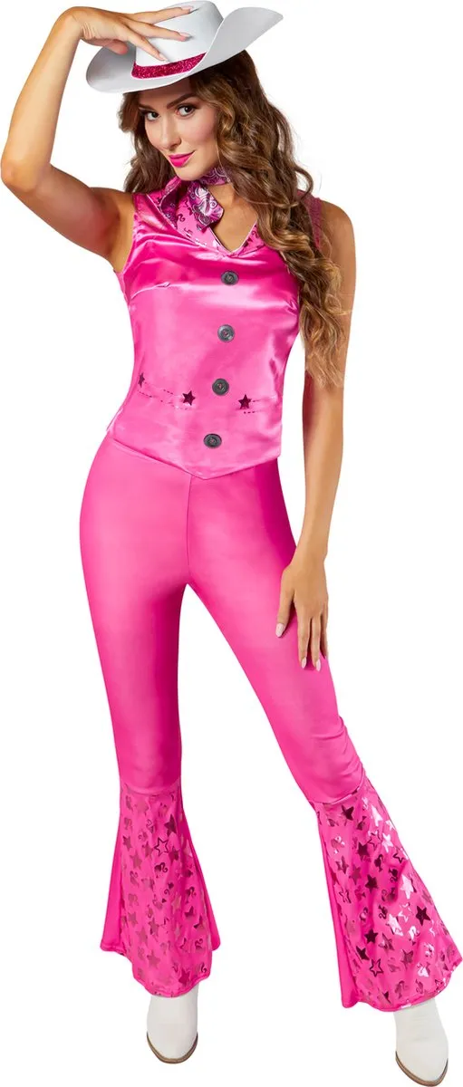 Barbie Cowgirl Kostuum - XS - Roze