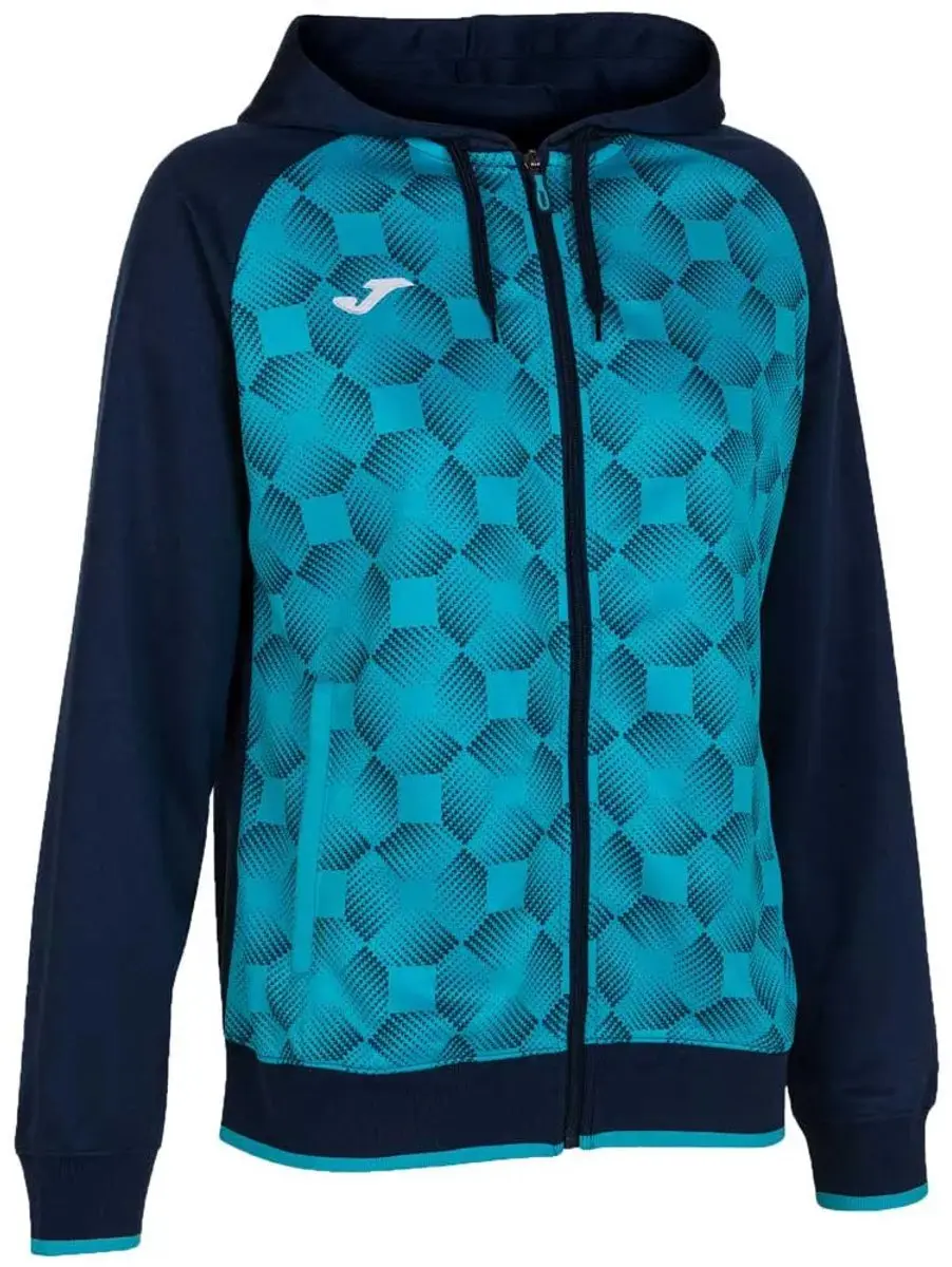 Joma Supernova III Sweatshirt - S - Dark Navy/Turquoise Fluor - afbeelding 4 van 6