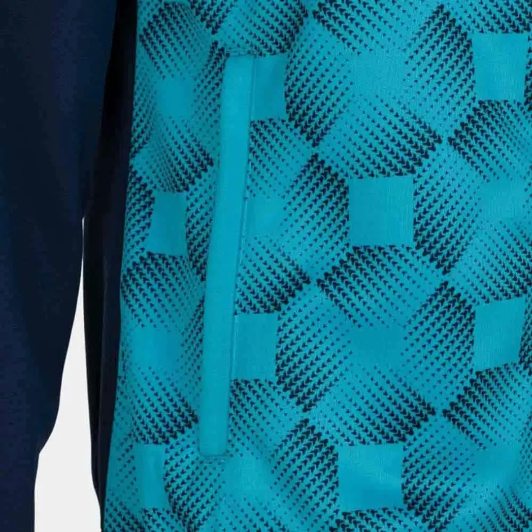 Joma Supernova III Sweatshirt - S - Dark Navy/Turquoise Fluor - afbeelding 5 van 6
