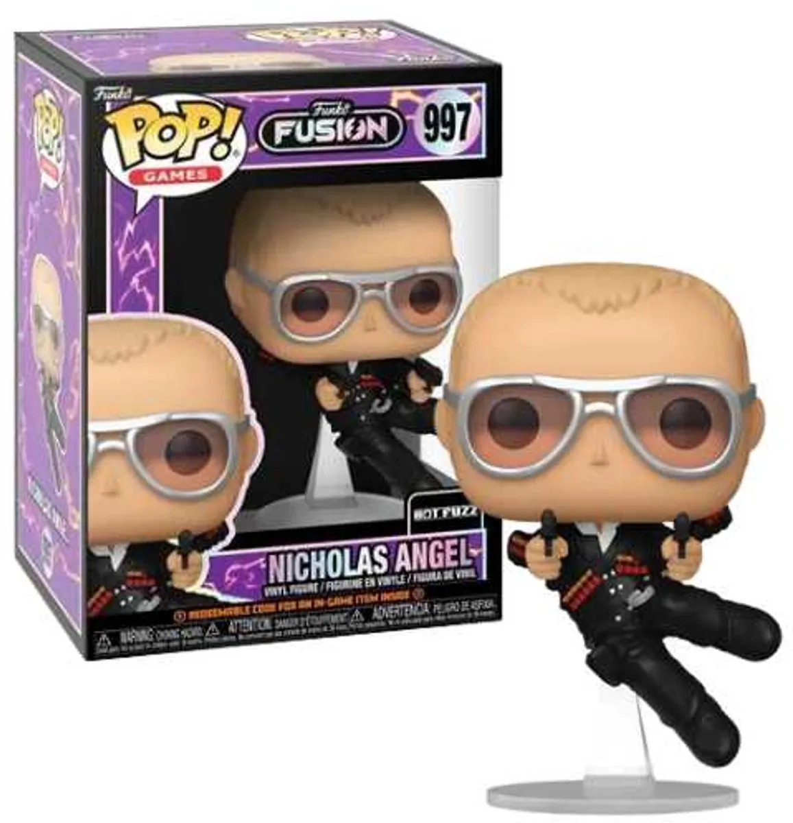 Funko Pop! Games Nicholas Angel #997 Hot Fuzz - afbeelding 6 van 6
