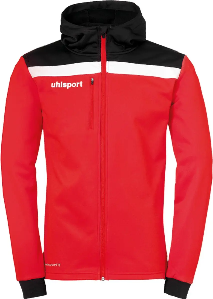 Uhlsport Offense 23 Trainingsjack Kinderen - 152 - Rood/Zwart/Wit