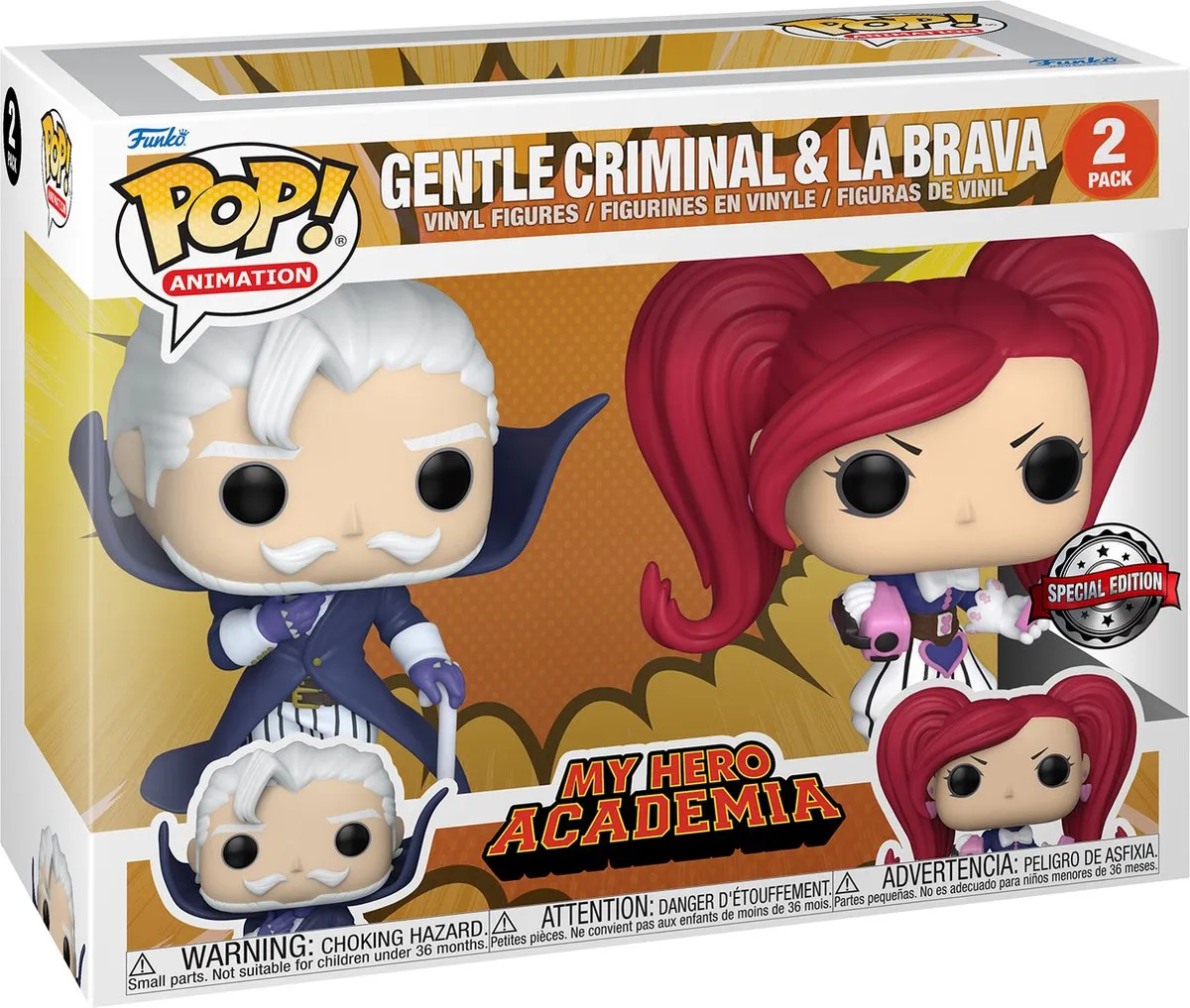 Funko My Hero Academia POP 2-Pack Gentle Criminal & La Brava - 60894