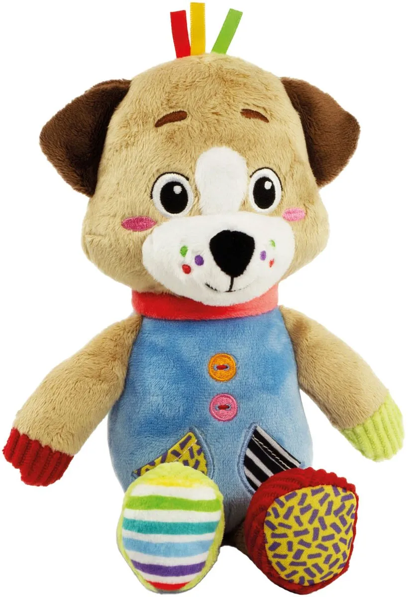 Clementoni Pete the Puppy Knuffelhond - Meerkleurig