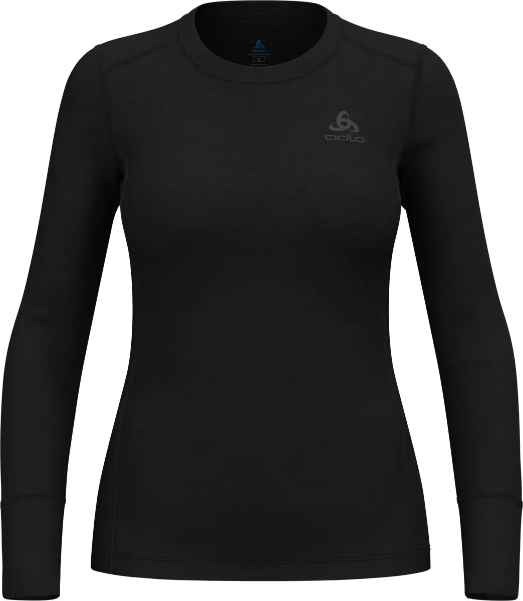 ODLO Natural Merino 200 Thermoshirt Vrouwen - XS - Zwart
