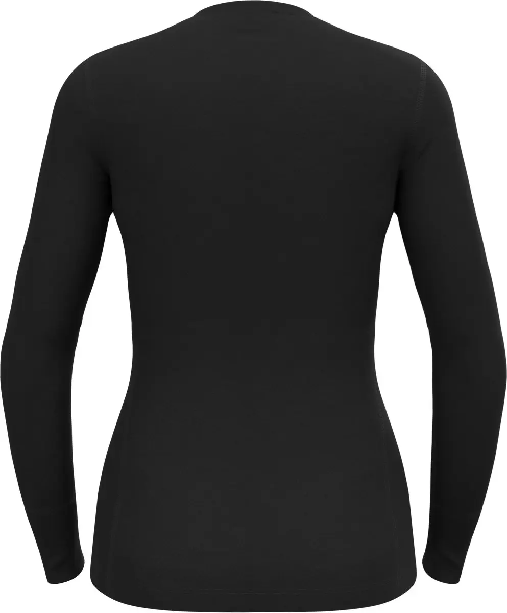 ODLO Natural Merino 200 Thermoshirt Vrouwen - XS - Zwart - afbeelding 2 van 5