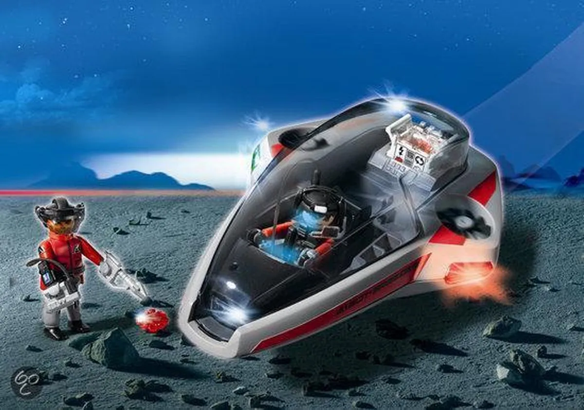 Playmobil Darksters Speeder 5155 - Grijs/Zwart