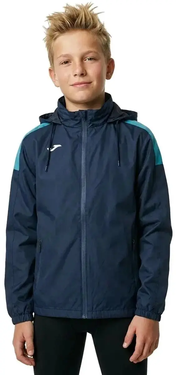 Joma Trivor Jas 11-12 Years - Dark Navy/Turquoise Fluor