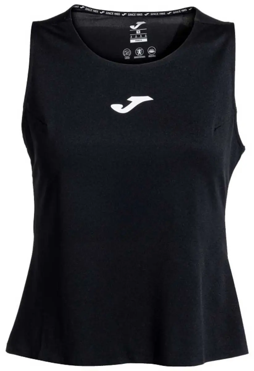 Joma Challenge Mouwloos T-shirt Zwart L Vrouw