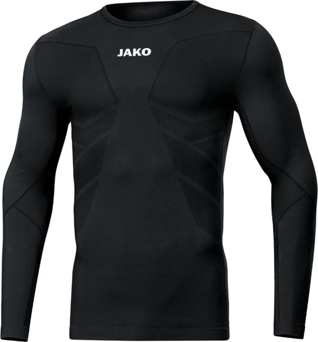 JAKO Comfort 2.0 Longsleeve Heren XXL - Zwart