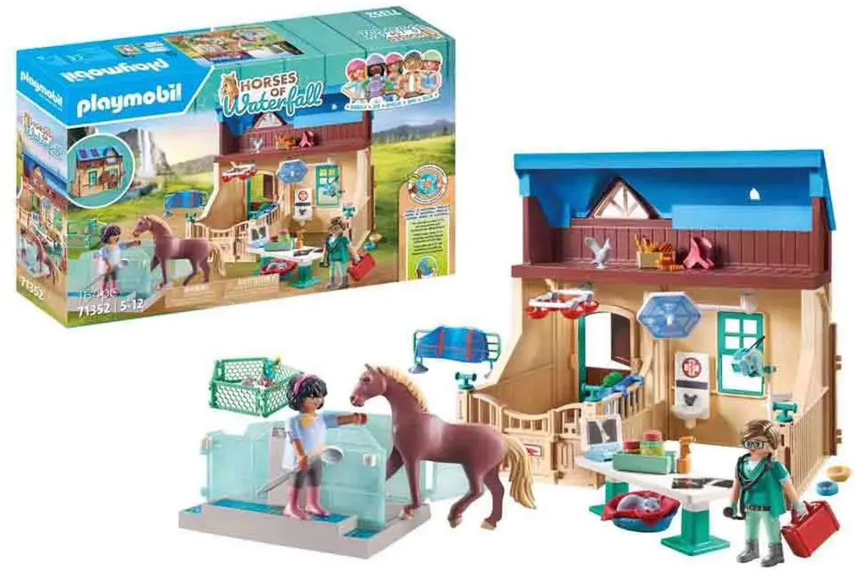 Playmobil Horses of Waterfall Paardrijtherapie & Dierenartsenpraktijk 71352 - Multikleur