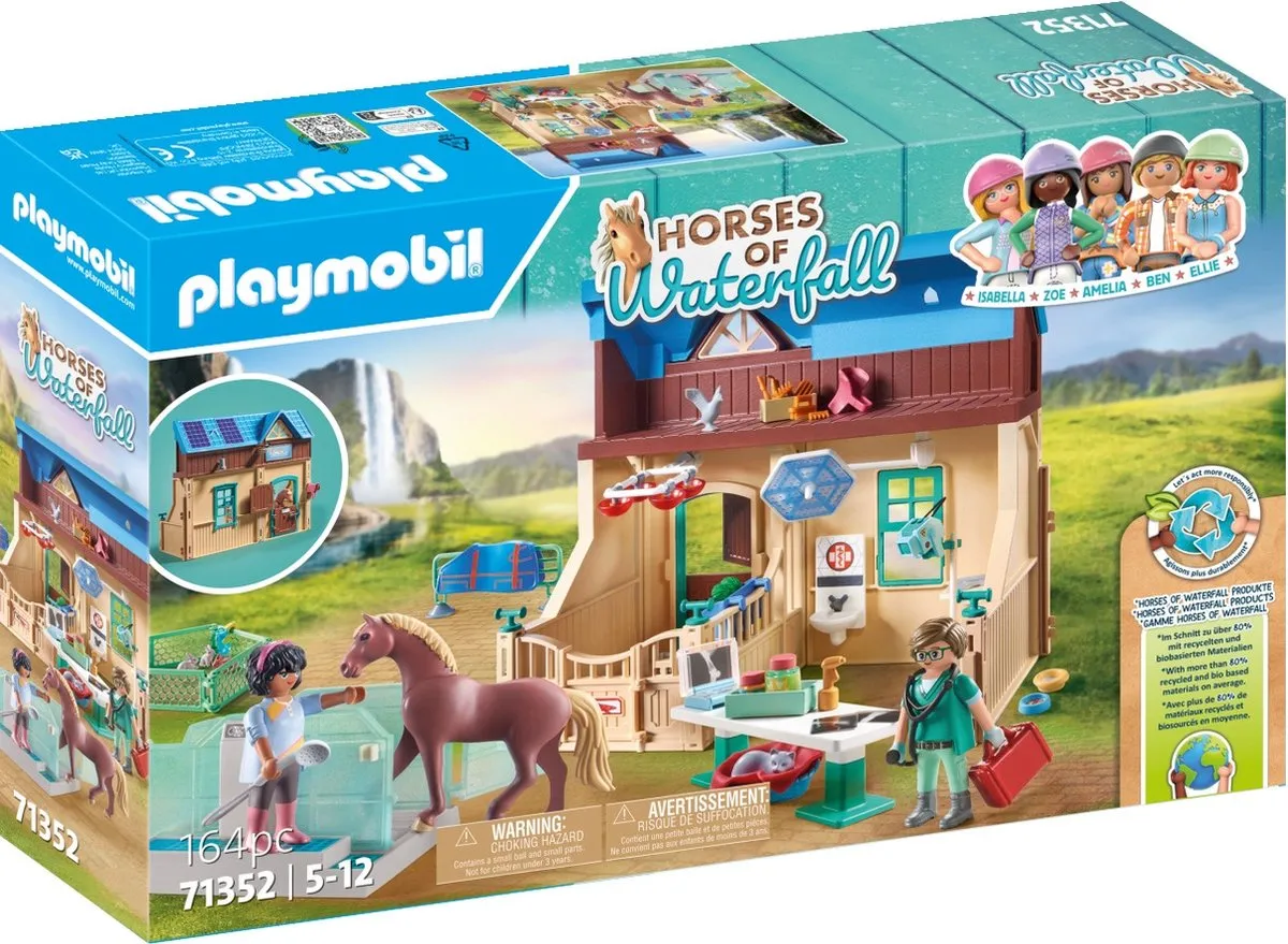 Playmobil Horses of Waterfall Paardrijtherapie & Dierenartsenpraktijk 71352