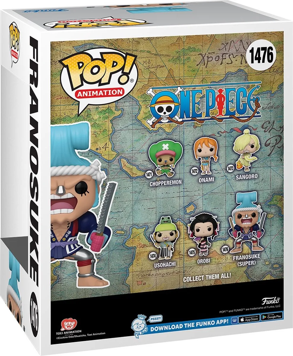 Funko POP! Franosuke One Piece Wano 72111 - 9cm - Multicolor