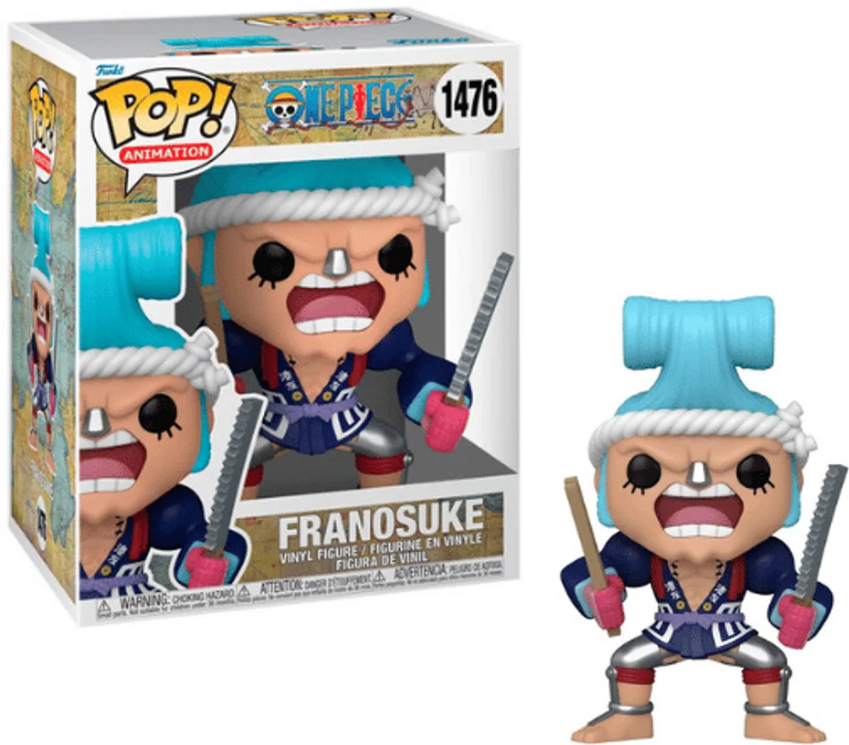 Funko POP! Franosuke One Piece Wano 72111 - 9cm - Multicolor