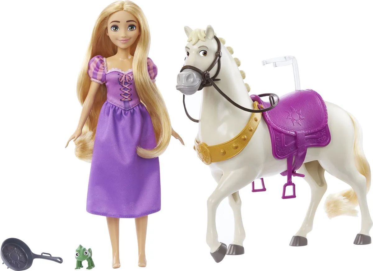 Disney Princess Rapunzel Pop met Paard HLW23