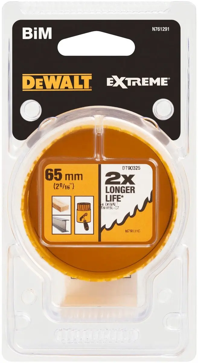 DeWALT DT90325 Gatzaag BiMetaal 65mm