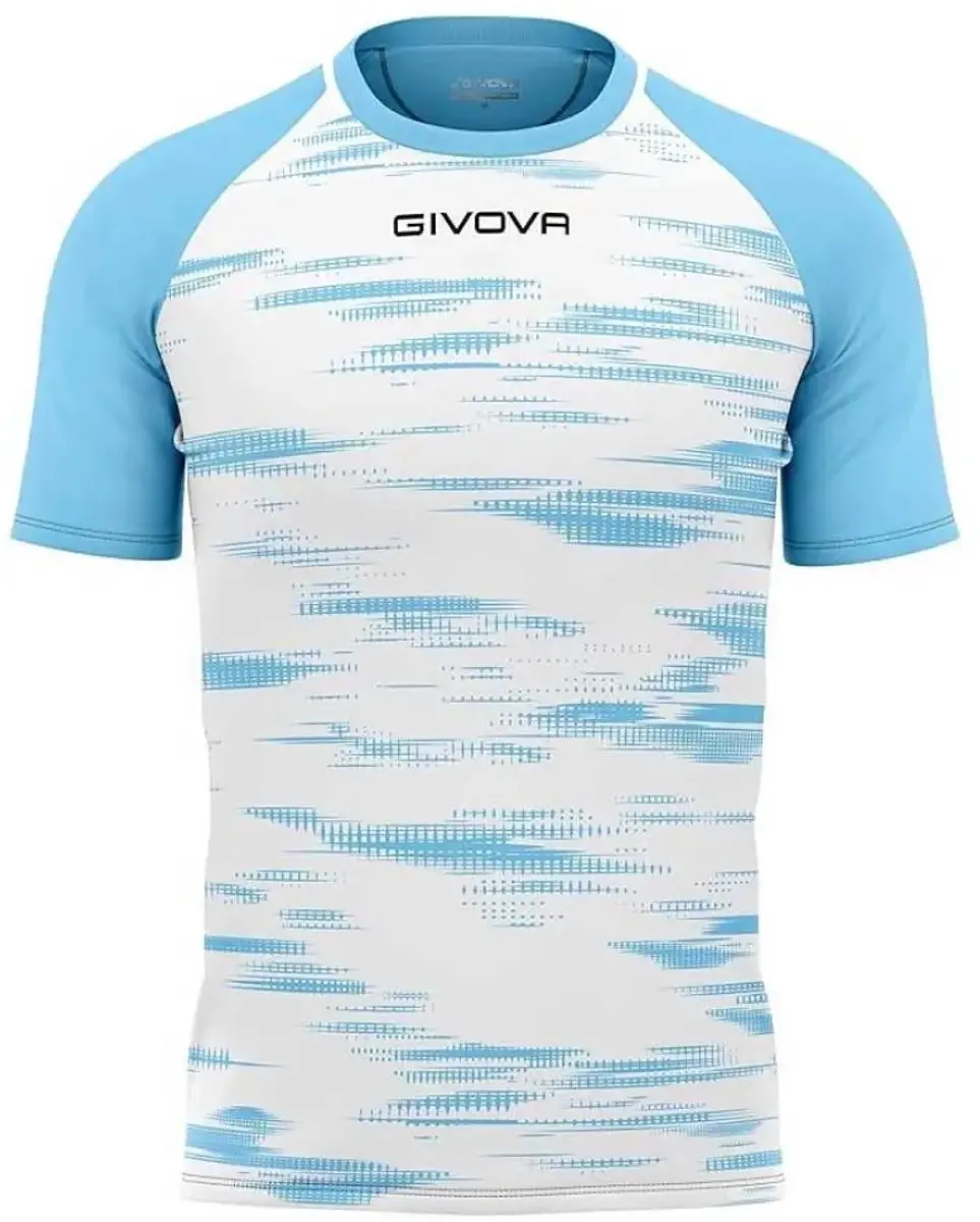 Givova Pixel Sportshirt - Rood-Geel L - afbeelding 4 van 5
