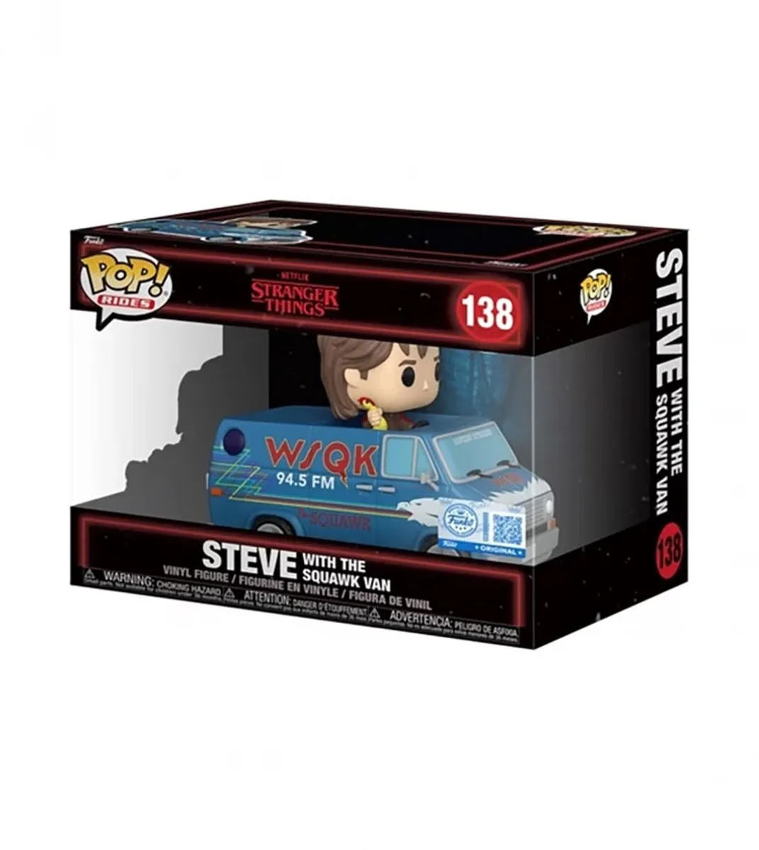 Funko Stranger Things Steve met Squawk Van Pop! Rides Deluxe