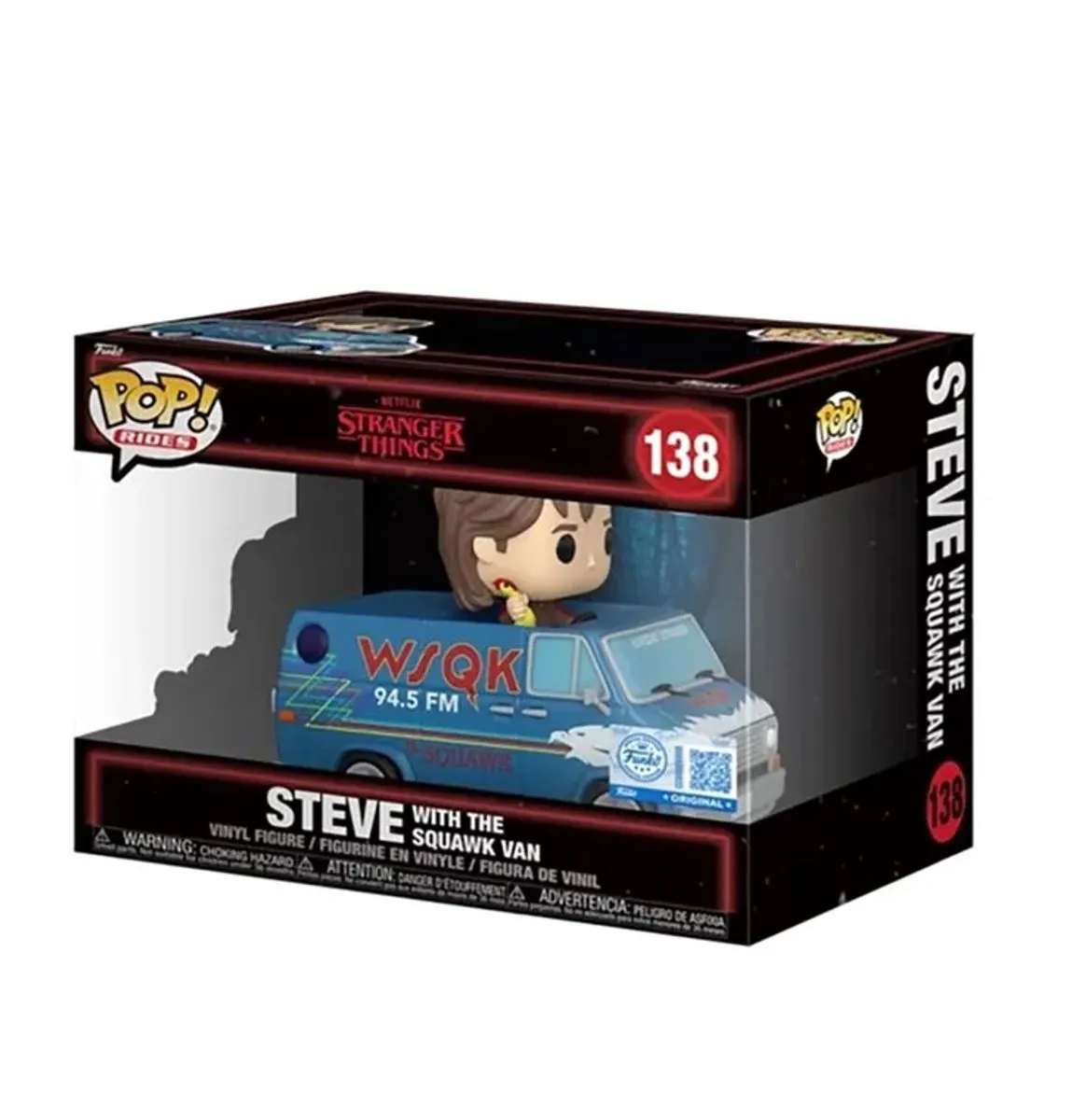 Funko Stranger Things Steve met Squawk Van Pop! Rides Deluxe - 138