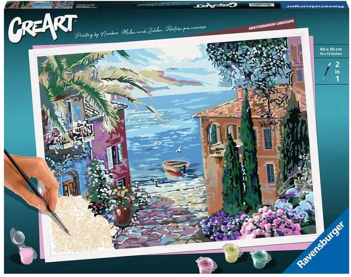 Ravensburger Malen nach Zahlen Mediterranean Landscape