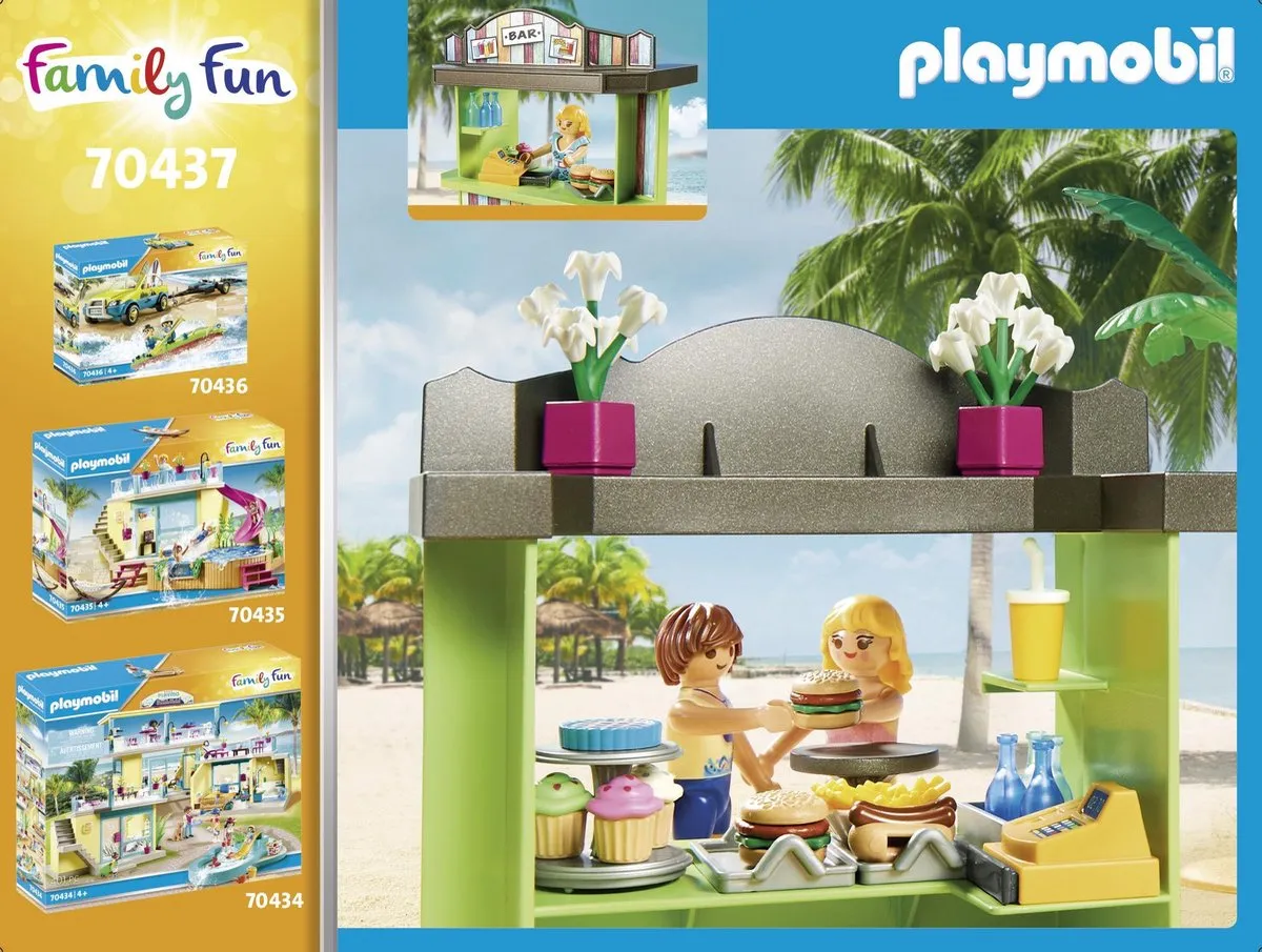 Playmobil Family Fun Strandkiosk 70437 - Multicolor - afbeelding 6 van 6