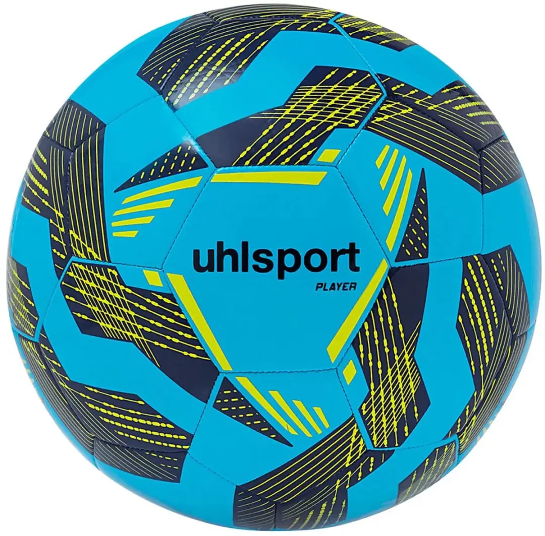 Uhlsport Player Trainingsbal Maat 5 - Iceblue/Marine/Fluogeel
