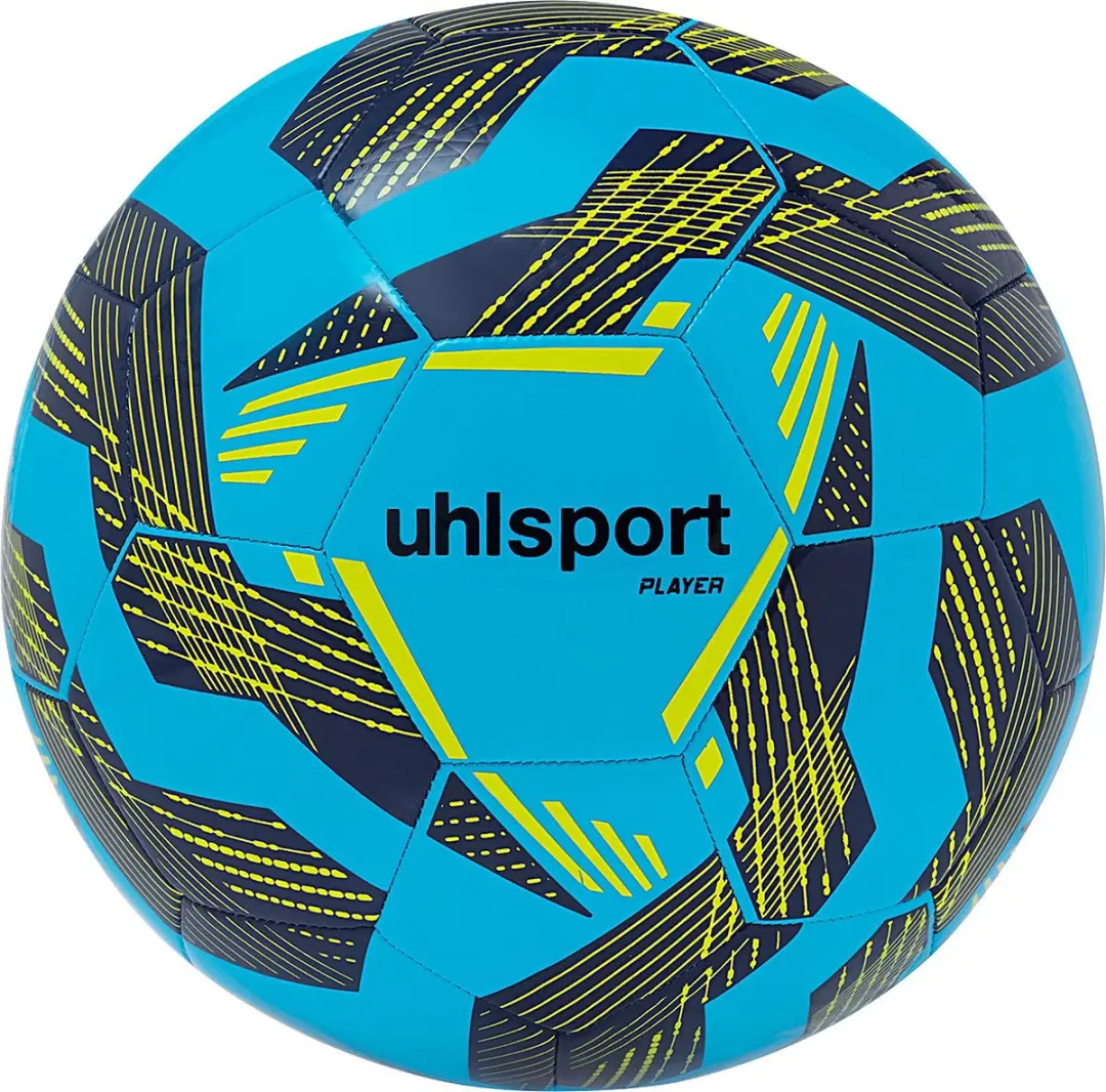 Uhlsport Player Trainingsbal Maat 5 - Iceblue/Marine/Fluogeel