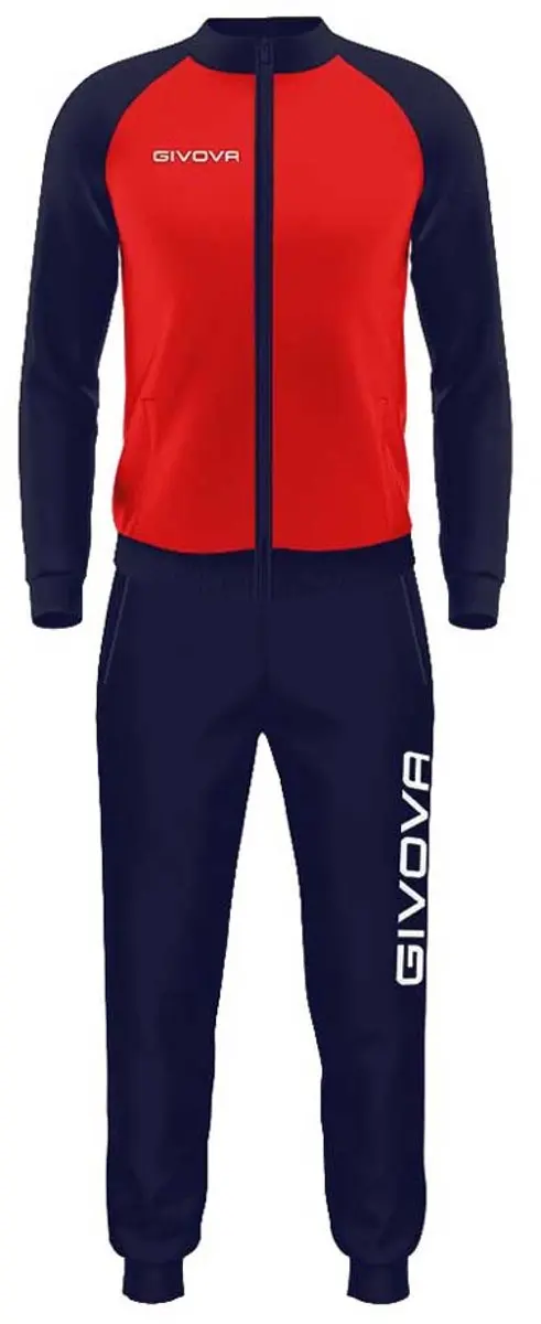 Givova Cuba Trainingspak - XS - Rood/Blauw - afbeelding 3 van 4