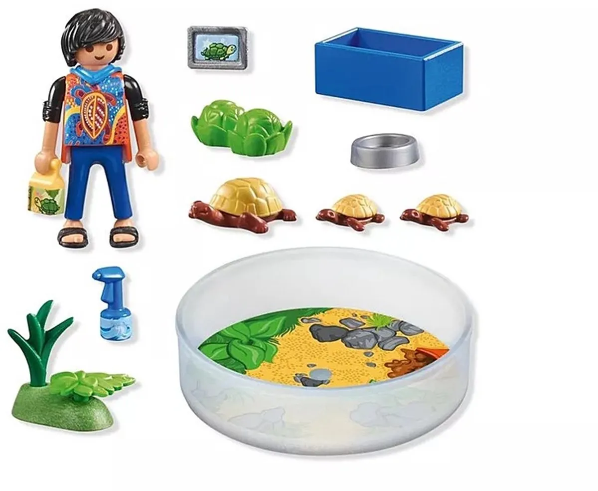 Playmobil My Life Schildpadden Terrarium 71748 - Multicolor