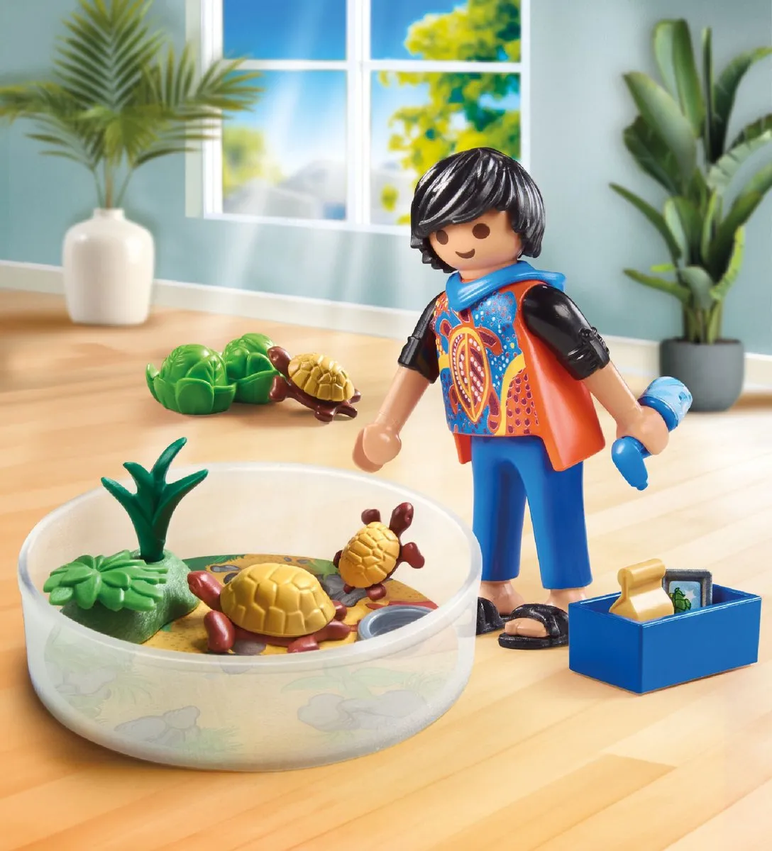 Playmobil My Life Schildpadden Terrarium 71748 - Multicolor