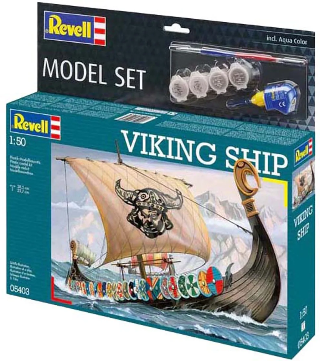 Revell 65403 Viking Ship Modelbouwpakket - 1:50 - 131 Onderdelen