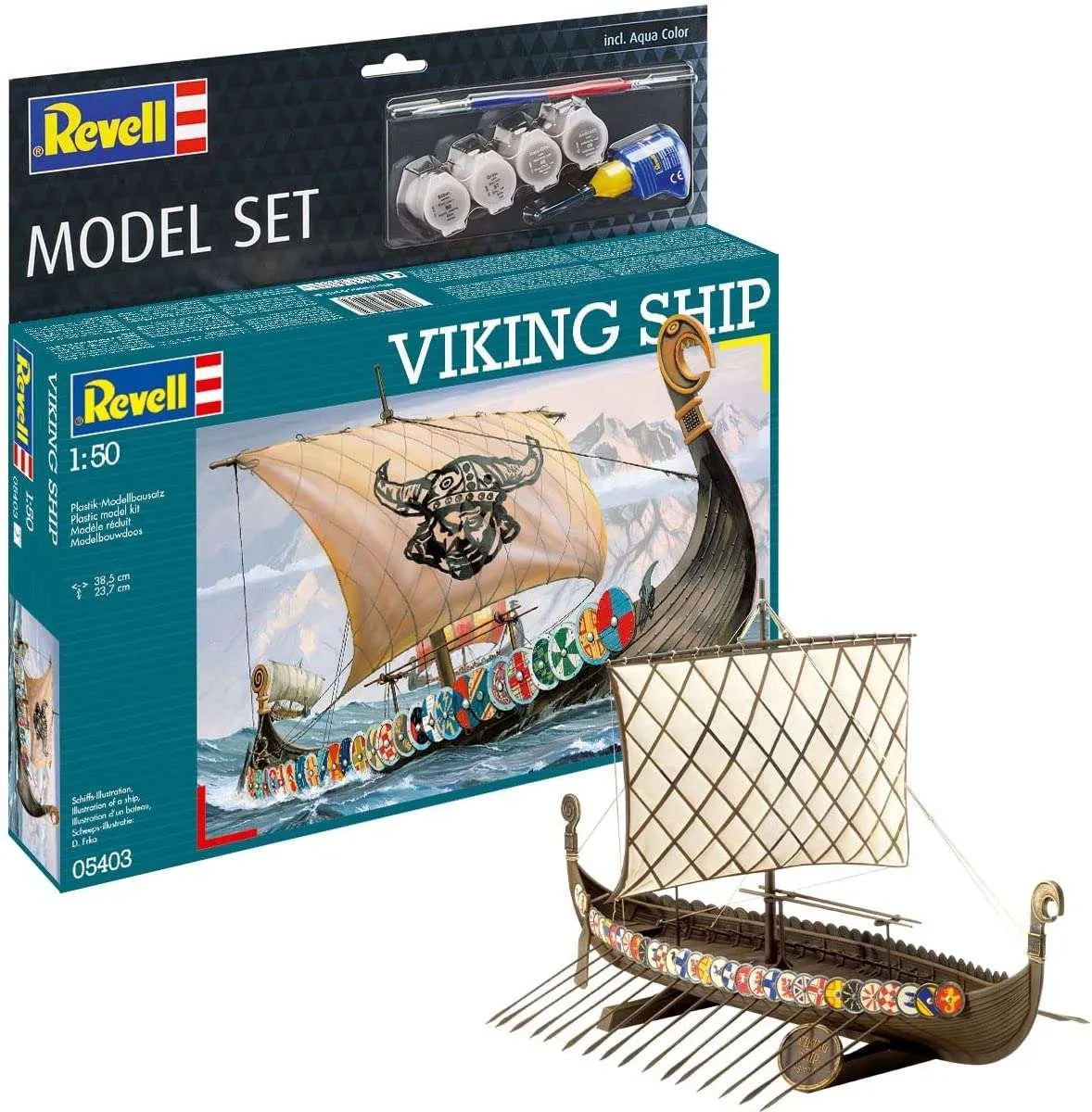 Revell 65403 Viking Ship Modelbouwpakket - 1:50 - 131 Onderdelen
