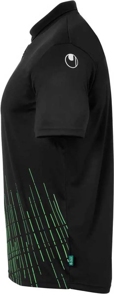 Uhlsport Score 26 Polo Heren - Zwart/Fluo Groen 3XL - afbeelding 3 van 4
