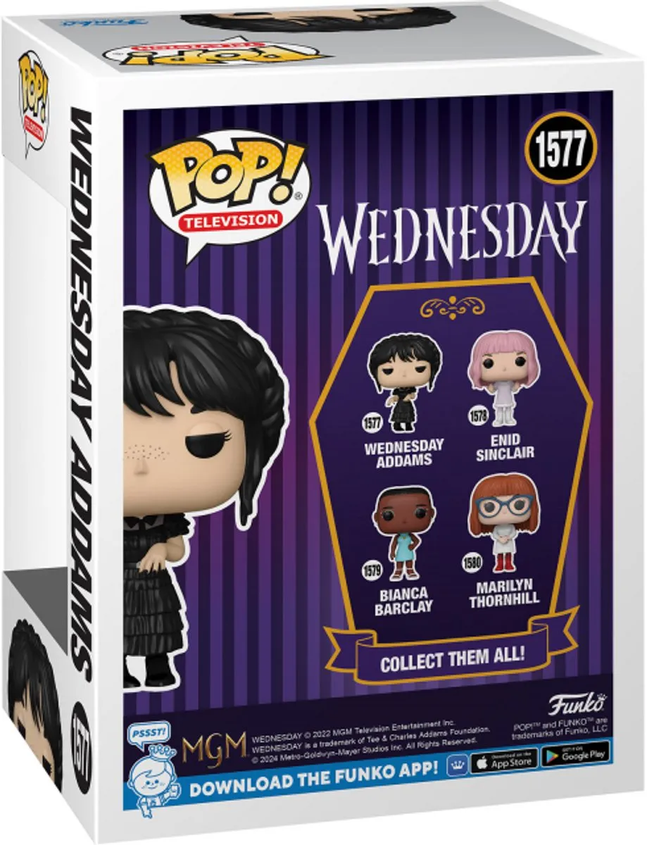 Funko Pop Wednesday Addams Dansend - 9,5 cm - Multi - afbeelding 6 van 6